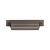 Top Knobs TK773AG Barrington 3 3/4" Center to Center Channing Cup Cabinet Pull in Ash Gray