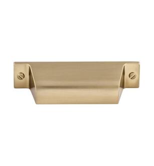 Top Knobs TK772HB Barrington 2 3/4" Center to Center Channing Cup Cabinet Pull in Honey Bronze