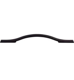Top Knobs TK755BLK Barrington 6 5/8" Center to Center Somerdale Arch Cabinet Pull in Flat Black