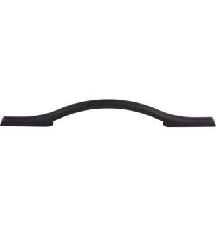Top Knobs TK754BLK Barrington 5" Center to Center Somerdale Arch Cabinet Pull in Flat Black