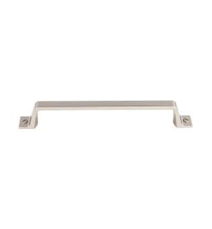Top Knobs TK745PN Barrington 6 3/8" Center to Center Channing Handle Cabinet Pull in Polished Nickel