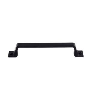 Top Knobs TK744BLK Barrington 5" Center to Center Channing Handle Cabinet Pull in Flat Black