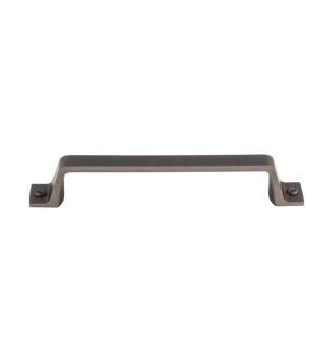 Top Knobs TK744AG Barrington 5" Center to Center Channing Handle Cabinet Pull in Ash Gray