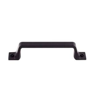 Top Knobs TK743BLK Barrington 3 3/4" Center to Center Channing Handle Cabinet Pull in Flat Black