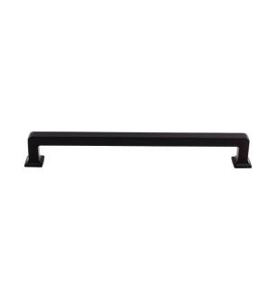 Top Knobs TK710BLK Transcend 18" Center to Center Handle Appliance Cabinet Pull in Flat Black