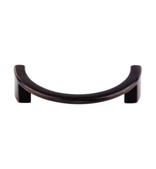Top Knobs TK53TB Sanctuary 3 1/2" Center to Center Zinc Alloy Half Circle Open Pull in Tuscan Bronze