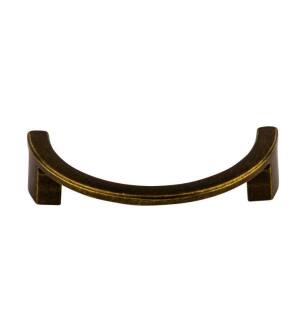 Top Knobs TK53GBZ Sanctuary 3 1/2" Center to Center Zinc Alloy Half Circle Open Pull in German Bronze