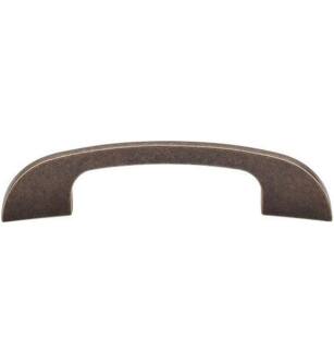 Top Knobs TK41GBZ Sanctuary 4" Center to Center Zinc Alloy Curved Tidal Pull in German Bronze