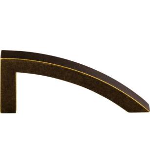 Top Knobs TK35GBZ Sanctuary 3 7/8" Center to Center Zinc Alloy Sloped Pull in German Bronze