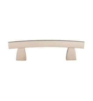 Top Knobs TK3BSN Sanctuary 3" Center to Center Arched Cabinet Pull in Brushed Satin Nickel