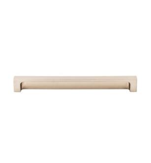 Top Knobs TK277BSN Sanctuary II 8" Center to Center Zinc Alloy Modern Metro Tab Cabinet Pull in Brushed Satin Nickel