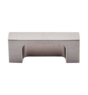 Top Knobs TK275BSN Sanctuary II 2" Center to Center Zinc Alloy Modern Metro Tab Cabinet Pull in Brushed Satin Nickel