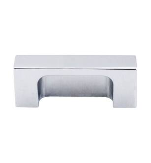 Top Knobs TK275PC Sanctuary II 2" Center to Center Zinc Alloy Modern Metro Tab Cabinet Pull in Polished Chrome