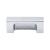 Top Knobs TK275PC Sanctuary II 2" Center to Center Zinc Alloy Modern Metro Tab Cabinet Pull in Polished Chrome