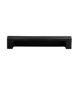 Top Knobs TK276BLK Sanctuary II 5" Center to Center Zinc Alloy Modern Metro Tab Cabinet Pull in Flat Black