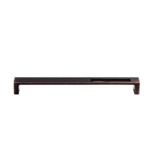 Top Knobs TK268TB Sanctuary II 9" Center to Center Zinc Alloy Modern Metro Slot Cabinet Pull in Tuscan Bronze