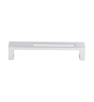 Top Knobs TK266PC Sanctuary II 5" Center to Center Zinc Alloy Modern Metro Slot Cabinet Pull in Polished Chrome