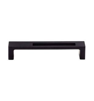 Top Knobs TK266BLK Sanctuary II 5" Center to Center Zinc Alloy Modern Metro Slot Cabinet Pull in Flat Black