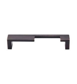 Top Knobs TK259TB Sanctuary II 5" Center to Center Zinc Alloy Modern Metro Notch Cabinet Pull in Tuscan Bronze