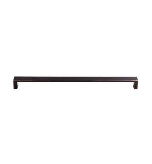 Top Knobs TK253TB Sanctuary II 12" Center to Center Zinc Alloy Modern Metro Cabinet Pull in Tuscan Bronze