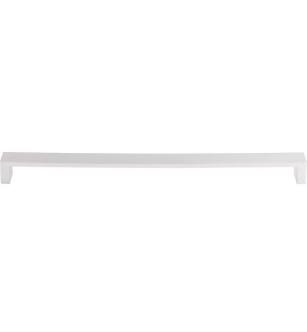 Top Knobs TK253ALU Sanctuary II 12" Center to Center Zinc Alloy Modern Metro Cabinet Pull in Aluminum