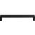 Top Knobs TK252BLK Sanctuary II 7" Center to Center Zinc Alloy Modern Metro Cabinet Pull in Flat Black