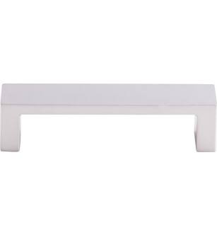 Top Knobs TK250ALU Sanctuary II 3 3/4" Center to Center Zinc Alloy Modern Metro Cabinet Pull in Aluminum