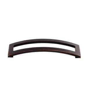 Top Knobs TK247TB Sanctuary II 5" Center to Center Zinc Alloy Euro Arched Cabinet Pull in Tuscan Bronze