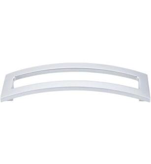 Top Knobs TK247ALU Sanctuary II 5" Center to Center Zinc Alloy Euro Arched Cabinet Pull in Aluminum