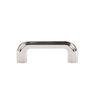 Top Knobs TK222PN Victoria Falls 3" Center to Center Zinc Alloy Cabinet Pull in Polished Nickel