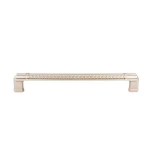 Top Knobs TK209PN Tower Bridge 18" Center to Center Zinc Alloy Cabinet Pull in Polished Nickel