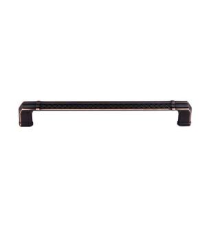 Top Knobs TK208UM Tower Bridge 12" Center to Center Zinc Alloy Cabinet Pull in Umbrio