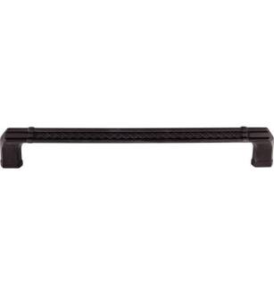 Top Knobs TK208SAB Tower Bridge 12" Center to Center Zinc Alloy Cabinet Pull in Sable