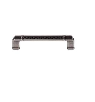 Top Knobs TK206PTA Tower Bridge 5" Center to Center Zinc Alloy Cabinet Pull in Pewter Antique