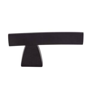 Top Knobs TK2BLK Sanctuary Designer Arched Cabinet Pull in Flat Black