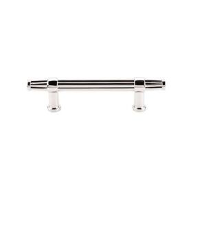 Top Knobs TK197PN Luxor 3 3/4" Center to Center Zinc Alloy Luxor Cabinet Pull in Polished Nickel