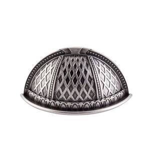 Top Knobs TK172PTA Trevi 2 1/2" Center to Center Zinc Alloy Trevi Cup Pull in Pewter Antique