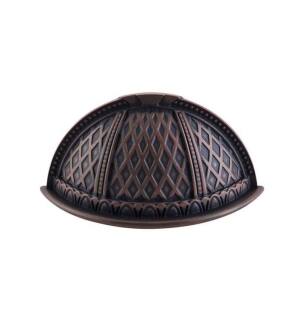 Top Knobs TK172PAR Trevi 2 1/2" Center to Center Zinc Alloy Trevi Cup Pull in Patina Rouge