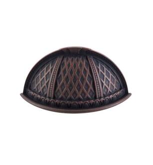 Top Knobs TK171PAR Trevi 1 1/2" Center to Center Zinc Alloy Trevi Cup Pull in Patina Rouge