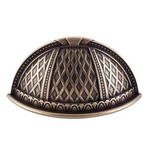 Top Knobs TK171GBZ Trevi 1 1/2" Center to Center Zinc Alloy Trevi Cup Pull in German Bronze