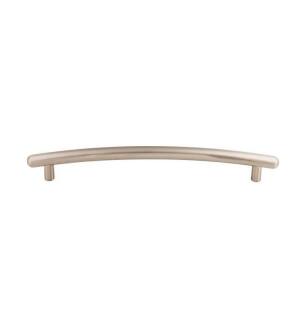 Top Knobs TK170BSN Appliance 12" Center to Center Zinc Alloy Curved Appliance Pull in Brushed Satin Nickel