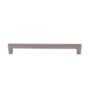 Top Knobs TK164AG Appliance 12" Center to Center Zinc Alloy Square Appliance Pull in Ash Gray