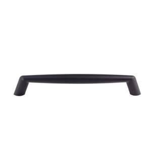 Top Knobs TK152BLK Appliance 12" Center to Center Zinc Alloy Rung Appliance Pull in Flat Black