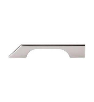 Top Knobs TK14PN Sanctuary 5" Center to Center Zinc Alloy Tapered Pull in Polished Nickel