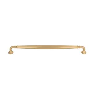 Top Knobs TK1056HB Grace 12" Center to Center Zinc Alloy Barrow Cabinet Pull in Honey Bronze