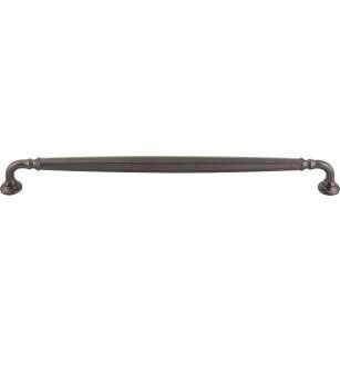 Top Knobs TK1056AG Grace 12" Center to Center Zinc Alloy Barrow Cabinet Pull in Ash Gray