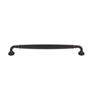 Top Knobs TK1055BLK Grace 8 7/8" Center to Center Zinc Alloy Barrow Cabinet Pull in Flat Black
