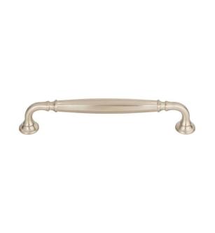 Top Knobs TK1053BSN Grace 6 3/8" Center to Center Zinc Alloy Barrow Cabinet Pull in Brushed Satin Nickel
