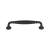 Top Knobs TK1052BLK Grace 5 1/8" Center to Center Zinc Alloy Barrow Cabinet Pull in Flat Black