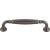 Top Knobs TK1052AG Grace 5 1/8" Center to Center Zinc Alloy Barrow Cabinet Pull in Ash Gray